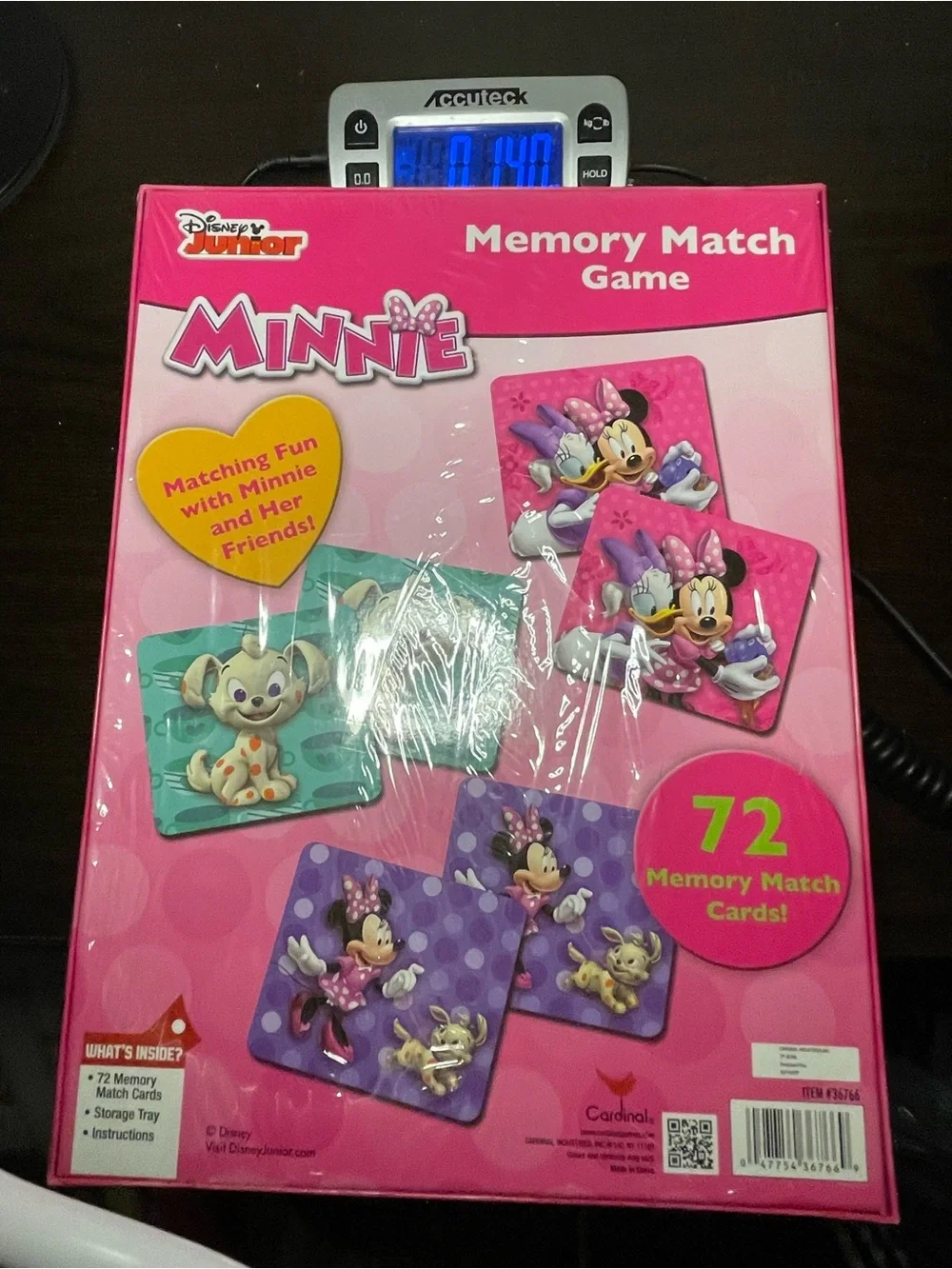Disney Minnie Memory Match Game - Pink, Purple & Green